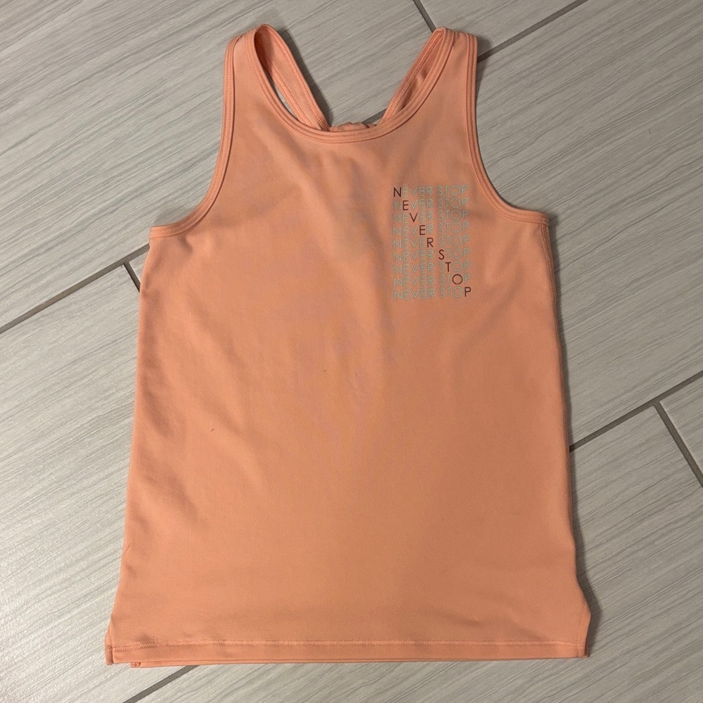 All in Motion Girls Coral Tank Top